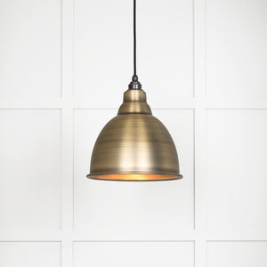 From The Anvil's Aged  Brass Aged Brass Brindley Pendant