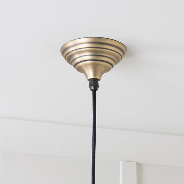 Aged Brass Hockley Pendant
