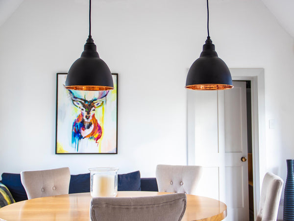 Hammered Copper Brindley Pendant