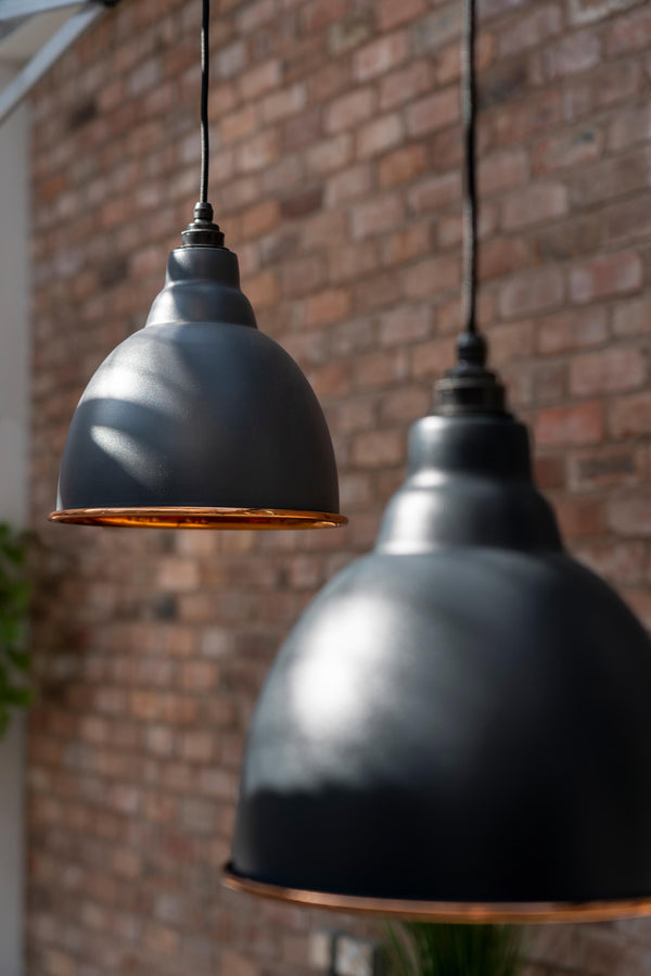 Hammered Copper Brindley Pendant