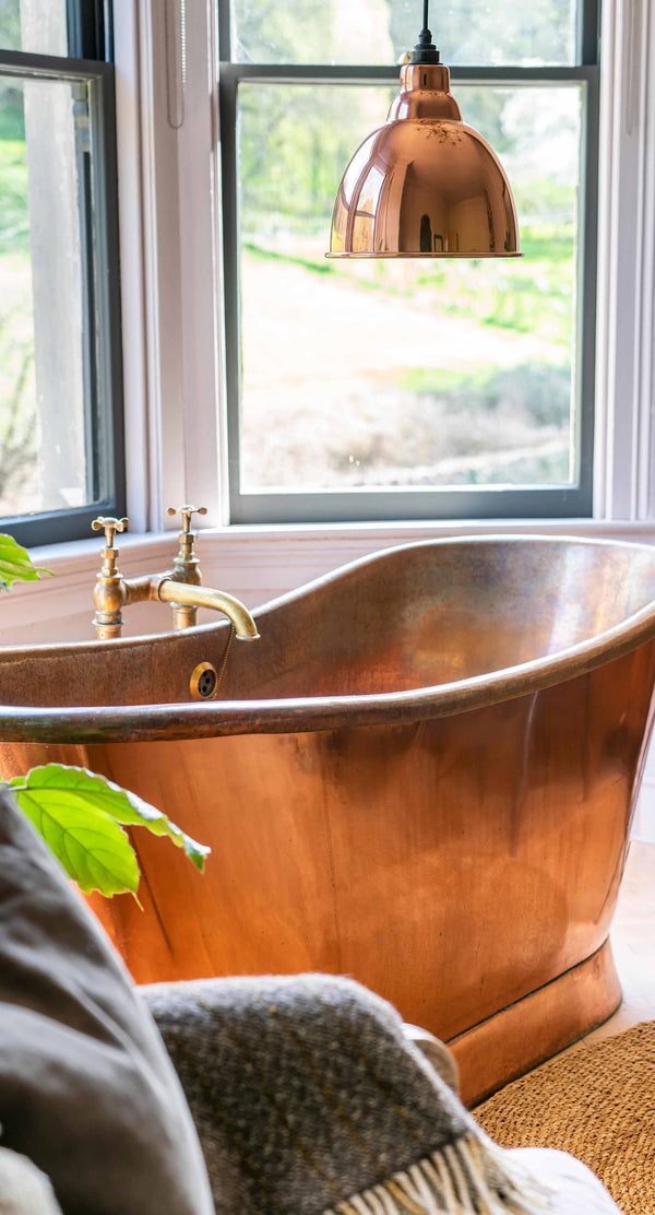 Hammered Copper Brindley Pendant