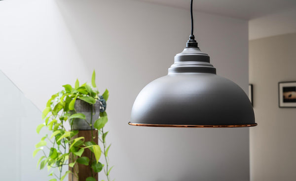 Hammered Copper Harborne Pendant