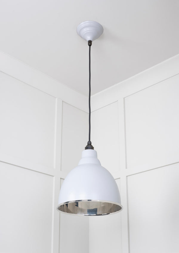 Smooth Nickel Brindley Pendant by From The Anvil