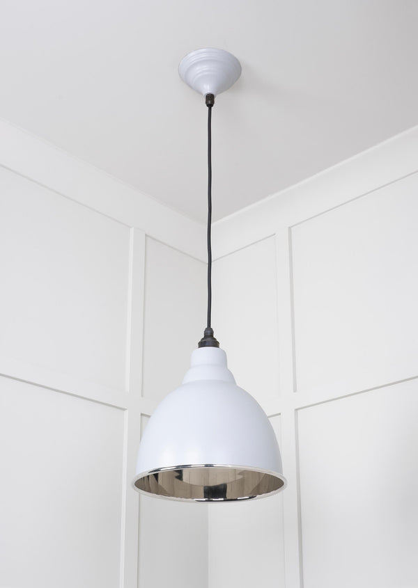 Smooth Nickel Brindley Pendant by From The Anvil