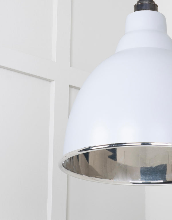 Smooth Nickel Brindley Pendant by From The Anvil