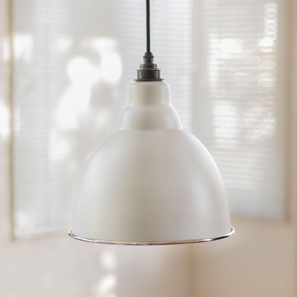 Smooth Nickel Brindley Pendant by From The Anvil