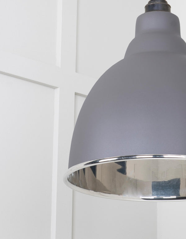 Smooth Nickel Brindley Pendant by From The Anvil