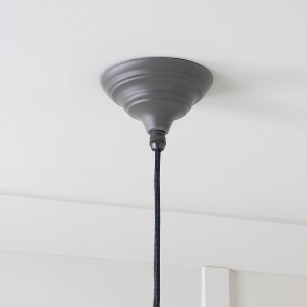 Smooth Nickel Brindley Pendant by From The Anvil