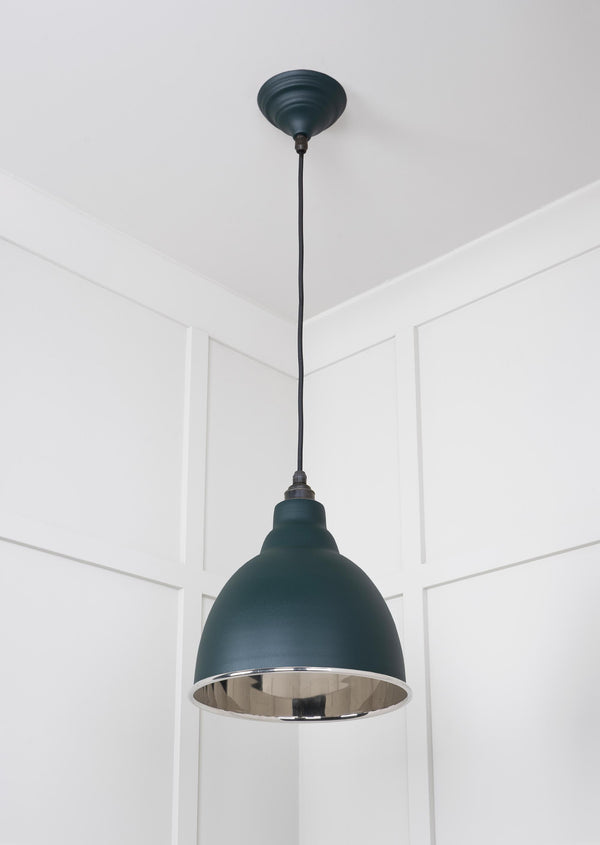Smooth Nickel Brindley Pendant by From The Anvil