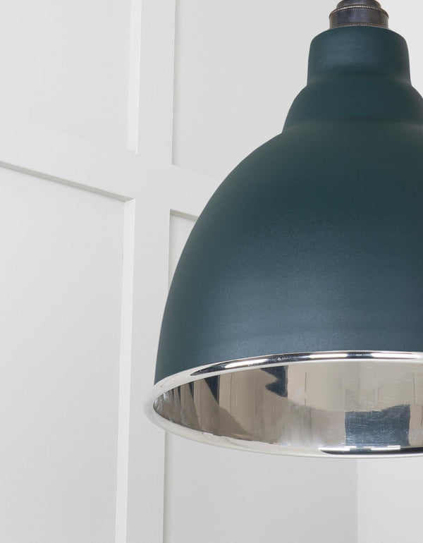 Smooth Nickel Brindley Pendant by From The Anvil