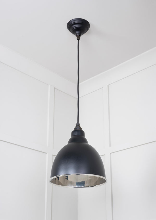 Smooth Nickel Brindley Pendant by From The Anvil