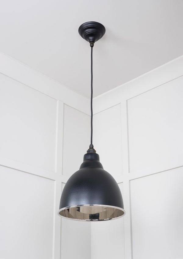 Smooth Nickel Brindley Pendant by From The Anvil