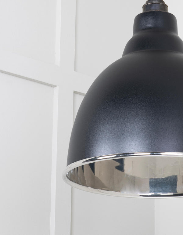 Smooth Nickel Brindley Pendant by From The Anvil