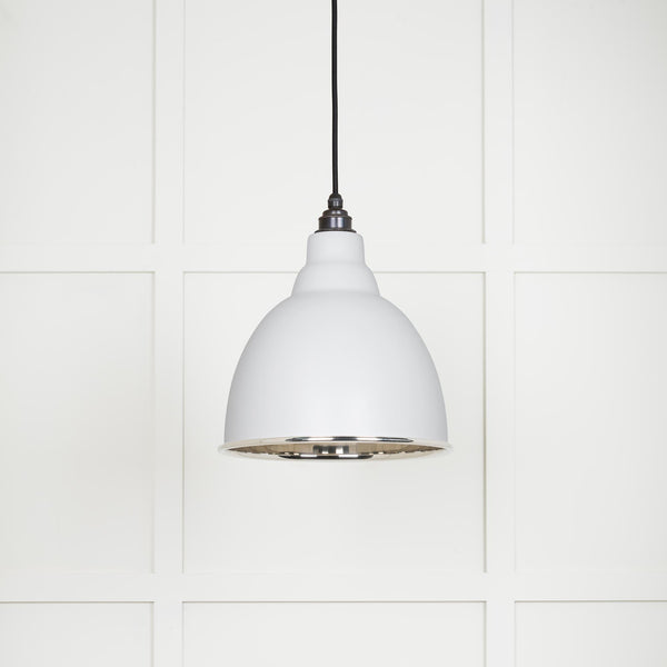 Smooth Nickel Brindley Pendant by From The Anvil