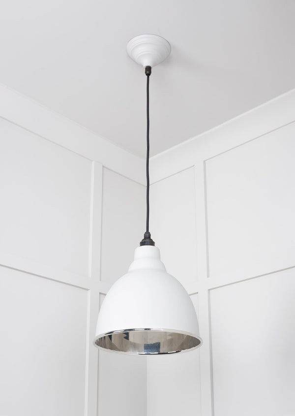 Smooth Nickel Brindley Pendant by From The Anvil