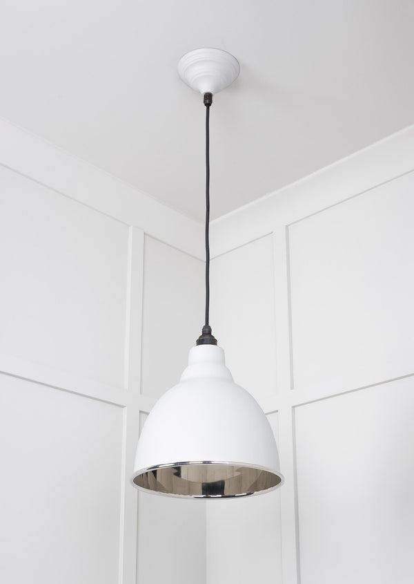 Smooth Nickel Brindley Pendant by From The Anvil