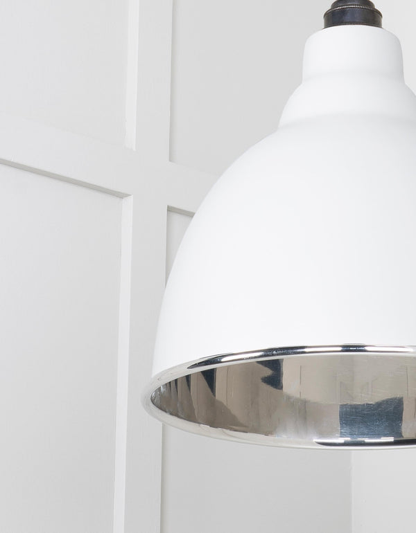 Smooth Nickel Brindley Pendant by From The Anvil
