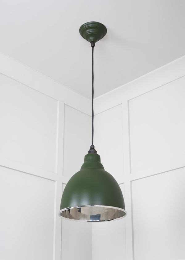 Smooth Nickel Brindley Pendant by From The Anvil