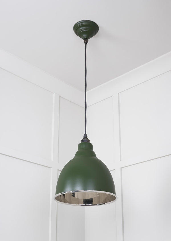Smooth Nickel Brindley Pendant by From The Anvil