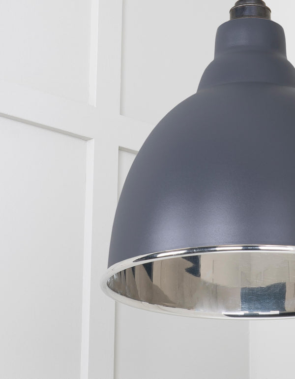 Smooth Nickel Brindley Pendant by From The Anvil