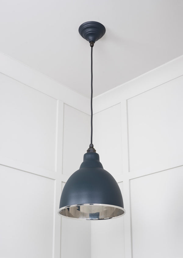 Smooth Nickel Brindley Pendant by From The Anvil