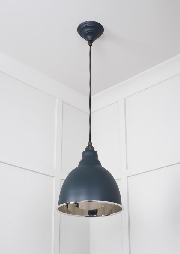 Smooth Nickel Brindley Pendant by From The Anvil