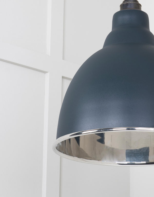 Smooth Nickel Brindley Pendant by From The Anvil