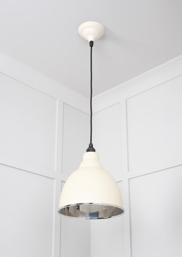 Smooth Nickel Brindley Pendant by From The Anvil