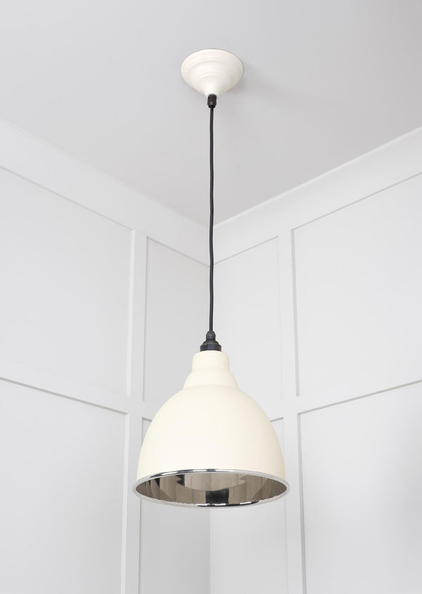 Smooth Nickel Brindley Pendant by From The Anvil