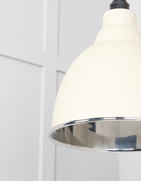 Smooth Nickel Brindley Pendant by From The Anvil