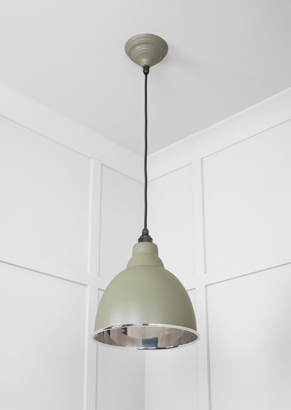 Smooth Nickel Brindley Pendant by From The Anvil