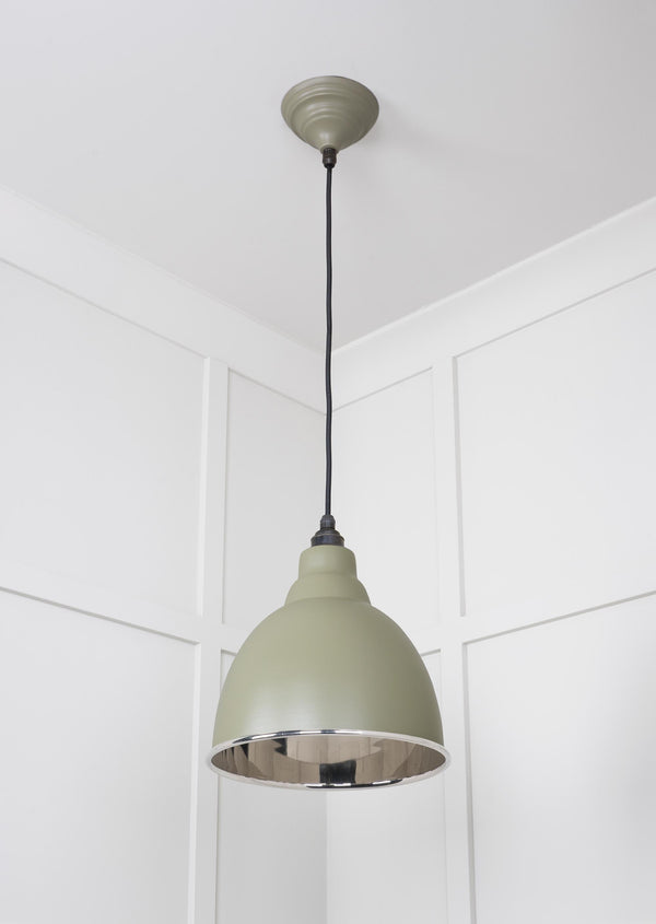 Smooth Nickel Brindley Pendant by From The Anvil