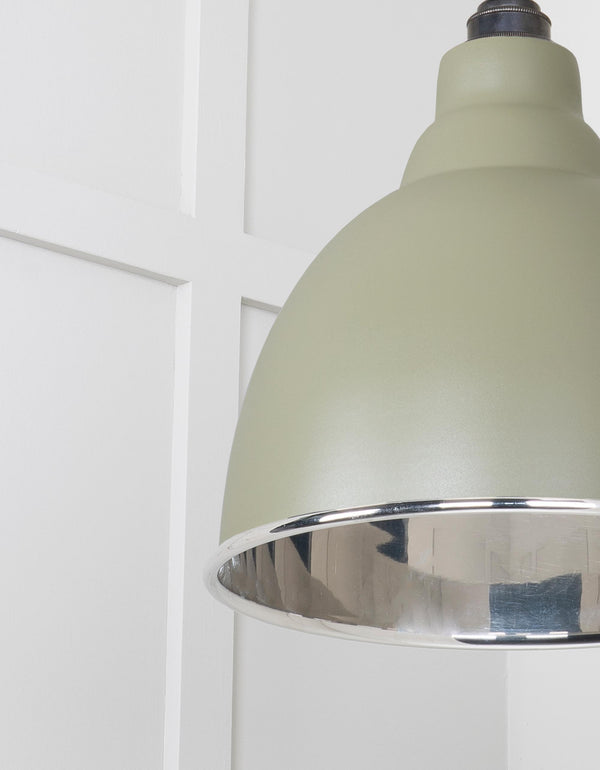 Smooth Nickel Brindley Pendant by From The Anvil