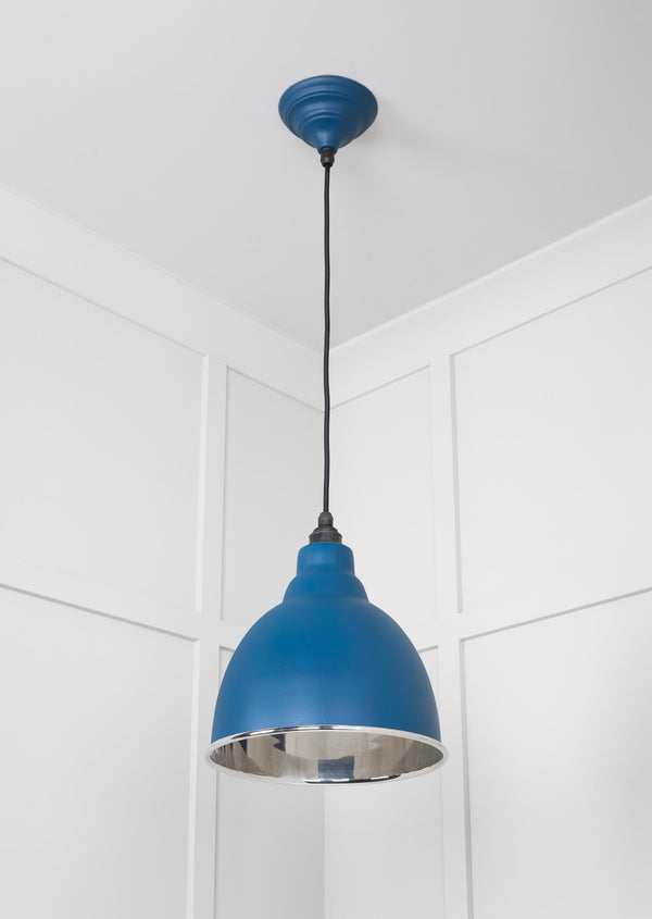 Smooth Nickel Brindley Pendant by From The Anvil