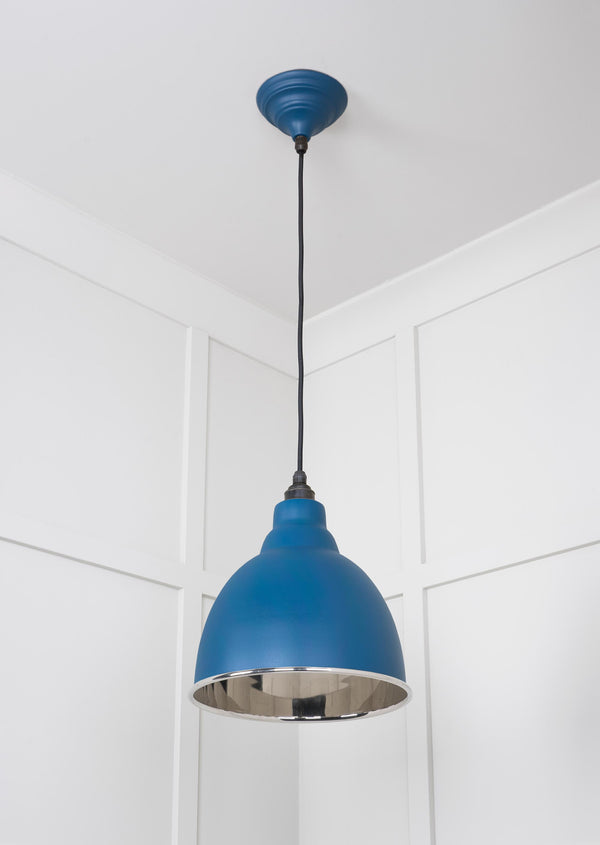 Smooth Nickel Brindley Pendant by From The Anvil