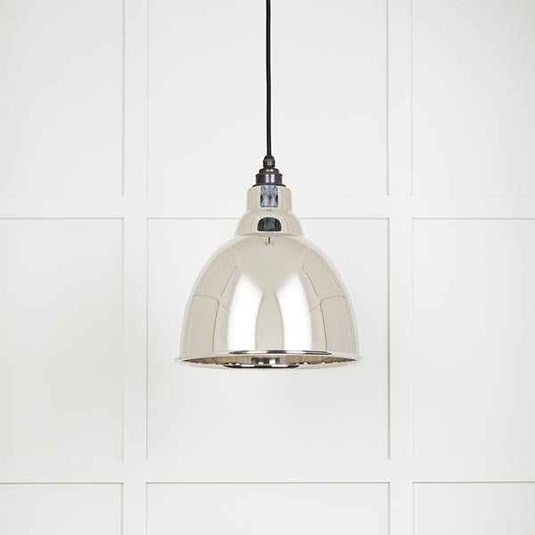 Smooth Nickel Brindley Pendant by From The Anvil