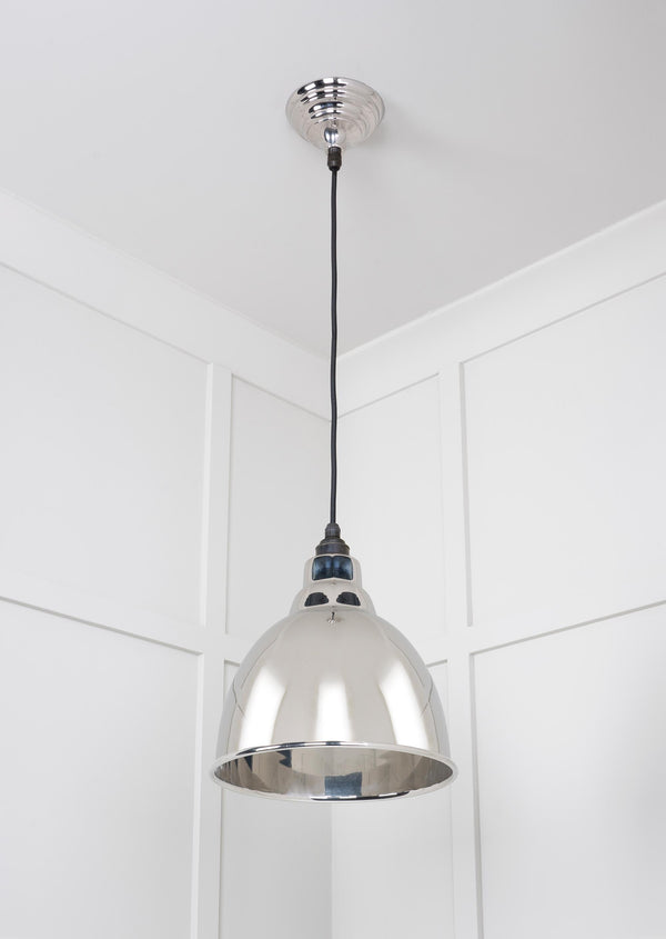 Smooth Nickel Brindley Pendant by From The Anvil