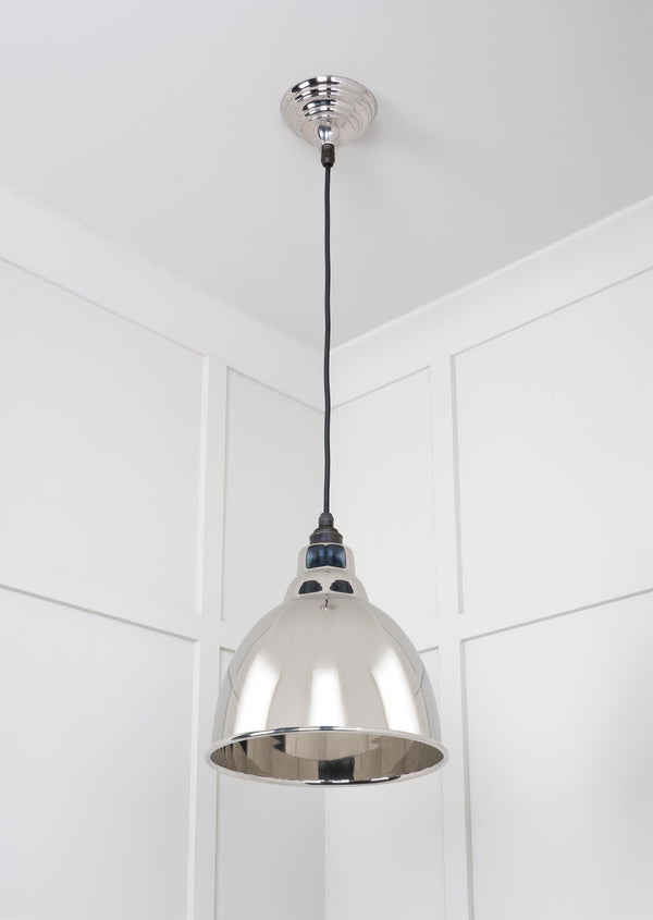 Smooth Nickel Brindley Pendant by From The Anvil