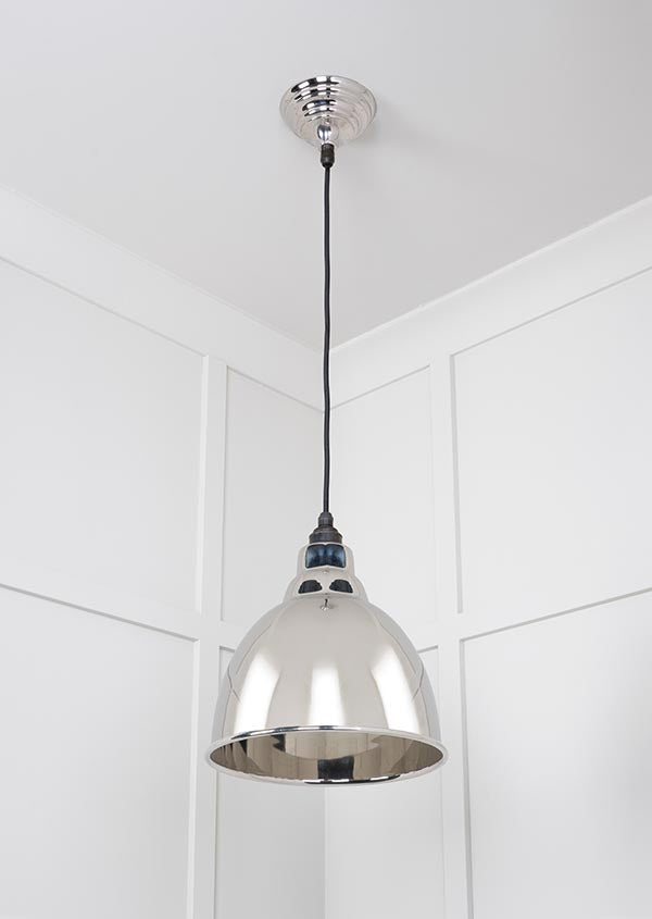 Smooth Nickel Brindley Pendant by From The Anvil