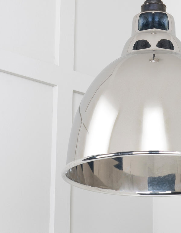Smooth Nickel Brindley Pendant by From The Anvil