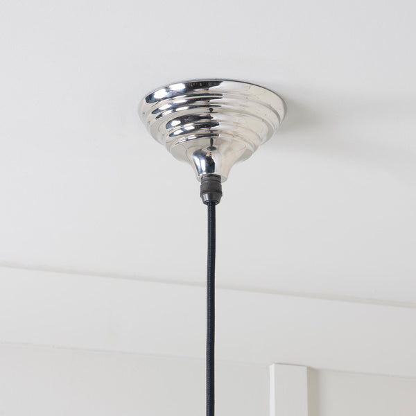 Smooth Nickel Brindley Pendant by From The Anvil