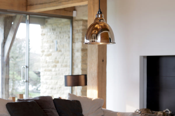 Smooth Nickel Brindley Pendant by From The Anvil