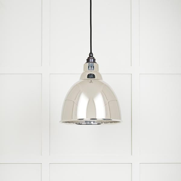 Smooth Nickel Brindley Pendant by From The Anvil