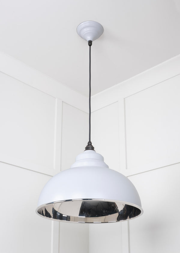 Smooth Nickel Harborne Pendant by From The Anvil