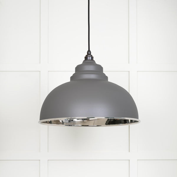 Smooth Nickel Harborne Pendant by From The Anvil