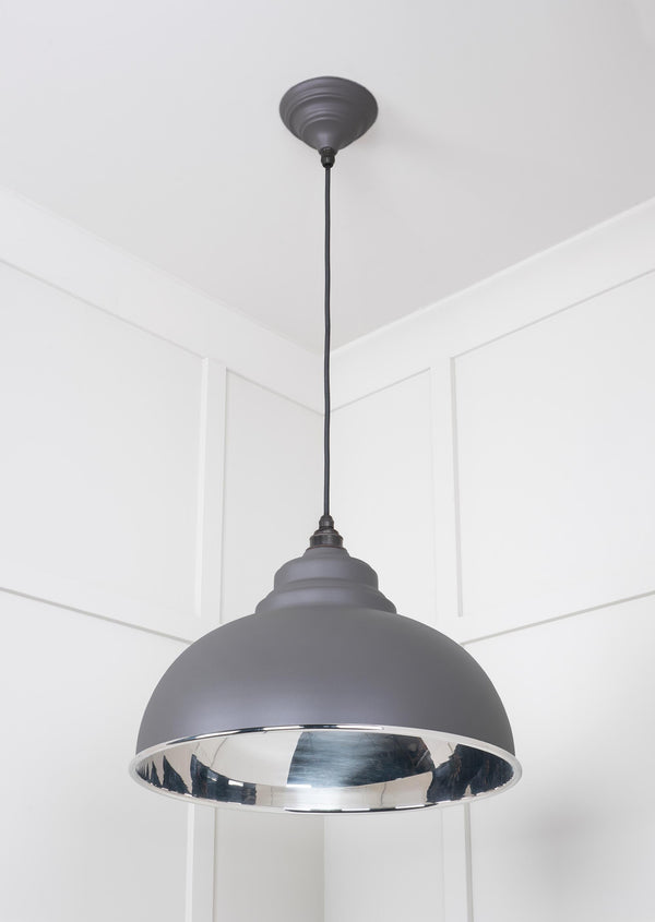 Smooth Nickel Harborne Pendant by From The Anvil