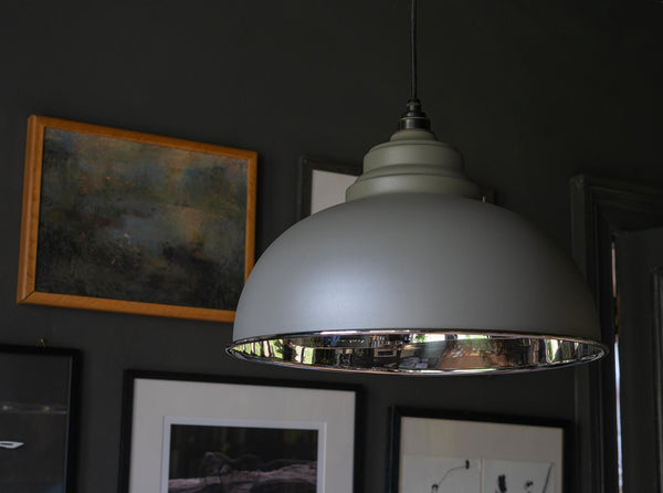 Smooth Nickel Harborne Pendant by From The Anvil
