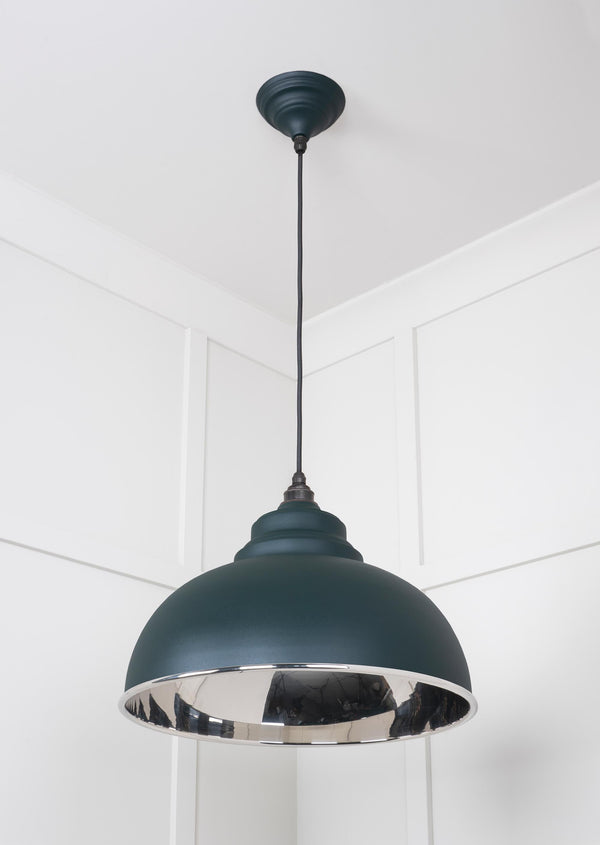Smooth Nickel Harborne Pendant by From The Anvil