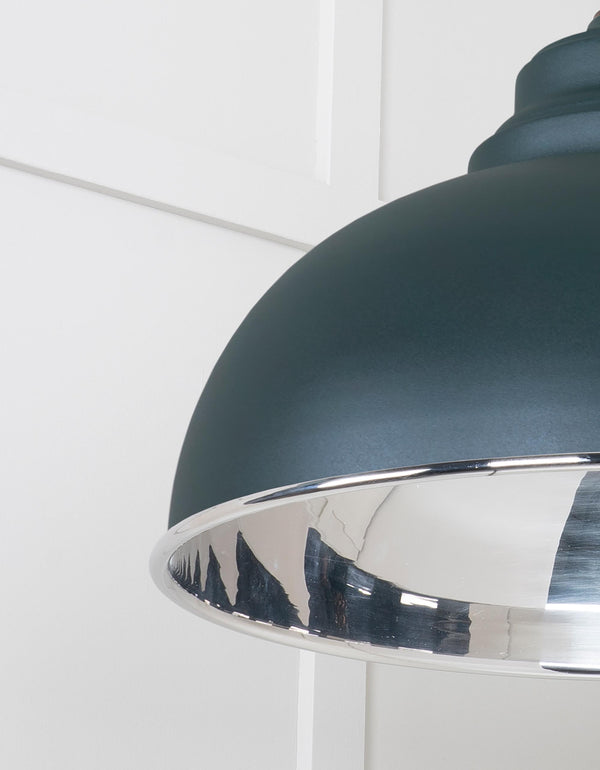 Smooth Nickel Harborne Pendant by From The Anvil