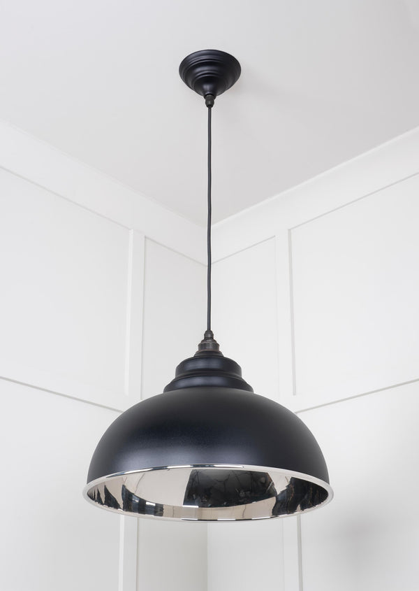 Smooth Nickel Harborne Pendant by From The Anvil